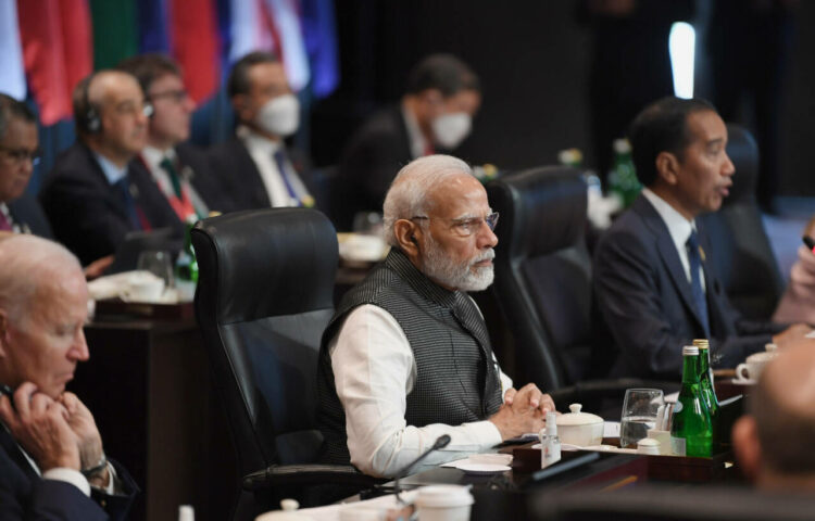 PM attends the G20 Working Session on food & energy security, in Bali, Indonesia on November 15, 2022.