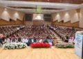 New Delhi, Oct 15 : Union Home Minister Amit Shah addresses the Police Service Officer Trainees of 76 RR Batch of IPS Probationers, at BN Mullik Auditorium in New Delhi on Tuesday.