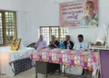 ഡോ. സുധാകരൻ സ്മൃതി സദസ്സിൽ അഡ്വ ഡി വിജയകുമാർ സംസാരിക്കുന്നു.