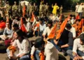 ബാലസോറിലെ വിദ്യാർത്ഥിനിയുടെ മരണത്തിന് കാരണക്കാരായ യഥാർത്ഥ പ്രതികളെ അറസ്റ്റ് ചെയ്യണമെന്നും നിരപരാധികളായ എബിവിപി പ്രവർത്തകരെ വിട്ടയക്കണമെന്നും ആവശ്യപ്പെട്ട് ദൽഹിയിൽ എബിവിപി നടത്തിയ പ്രതിഷേധം